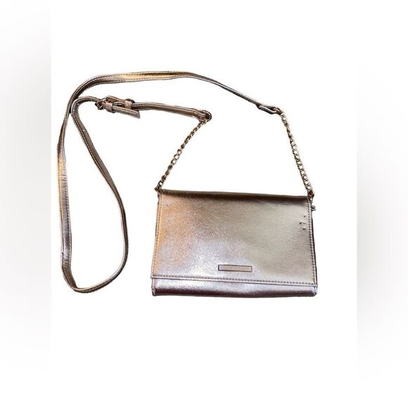 New York and Company Rose Gold Crossbody Bag - Picture 1 of 7